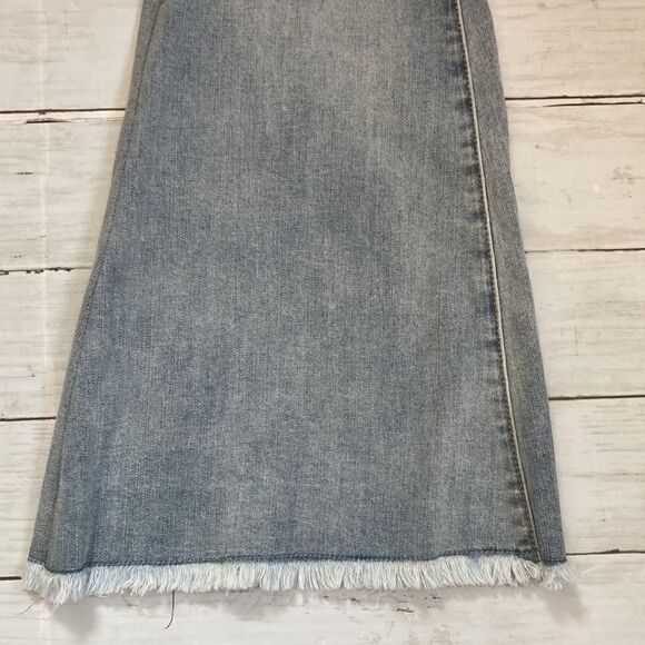 Women’s Grace In La Easy Fit Denim Flare Leg Jeans Pants Size 29 - Picture 4 of 8